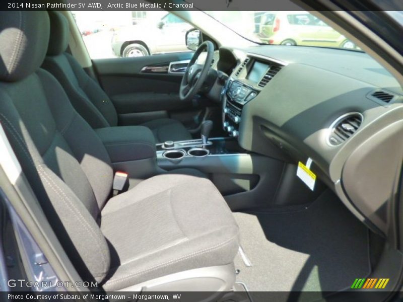 Arctic Blue Metallic / Charcoal 2014 Nissan Pathfinder SV AWD