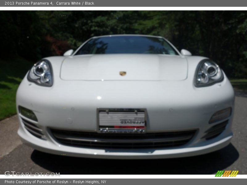 Carrara White / Black 2013 Porsche Panamera 4