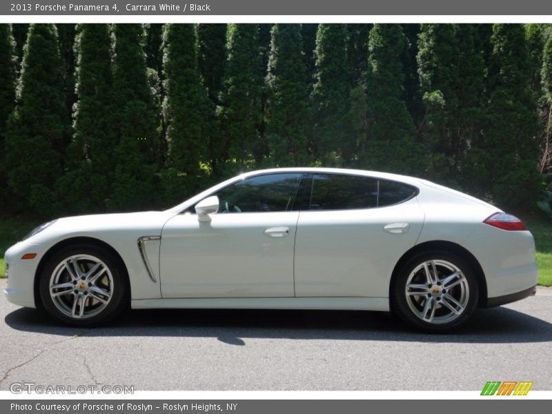 Carrara White / Black 2013 Porsche Panamera 4