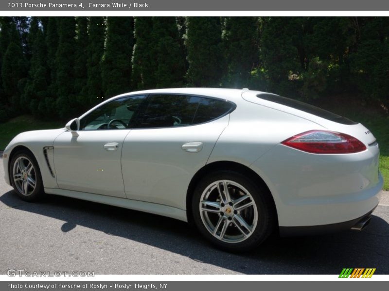 Carrara White / Black 2013 Porsche Panamera 4