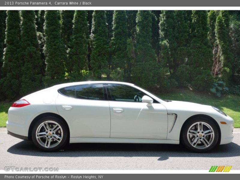 Carrara White / Black 2013 Porsche Panamera 4