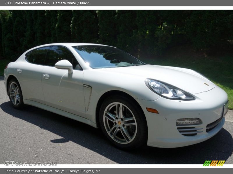 Carrara White / Black 2013 Porsche Panamera 4