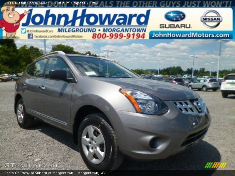 Platinum Graphite / Gray 2014 Nissan Rogue Select S