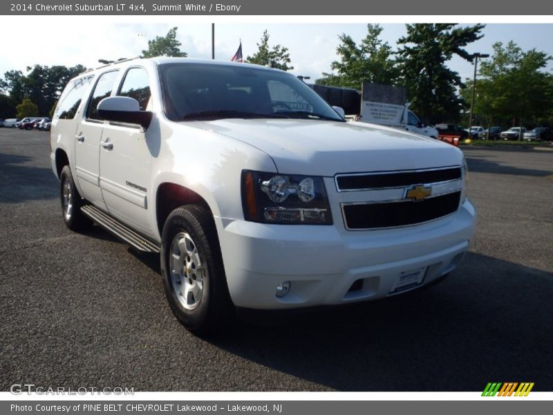 Summit White / Ebony 2014 Chevrolet Suburban LT 4x4
