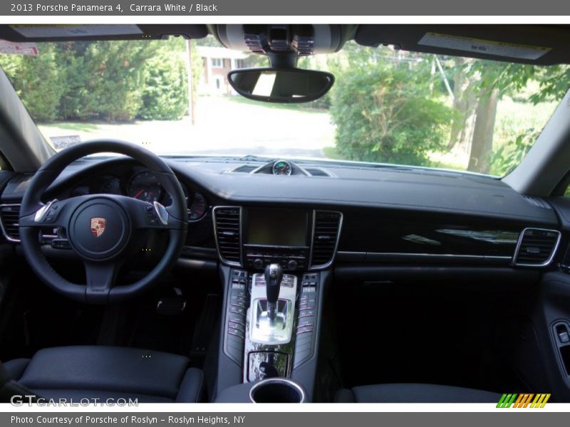 Carrara White / Black 2013 Porsche Panamera 4