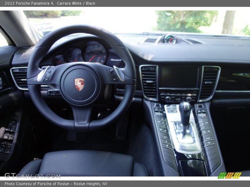 Carrara White / Black 2013 Porsche Panamera 4