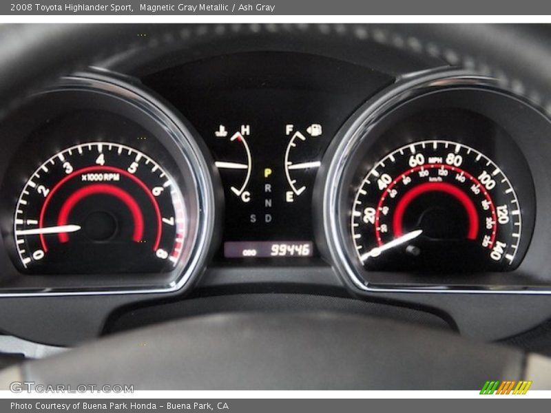 Magnetic Gray Metallic / Ash Gray 2008 Toyota Highlander Sport