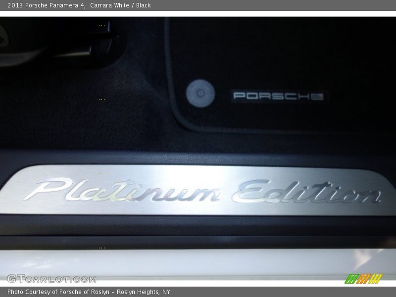 Carrara White / Black 2013 Porsche Panamera 4