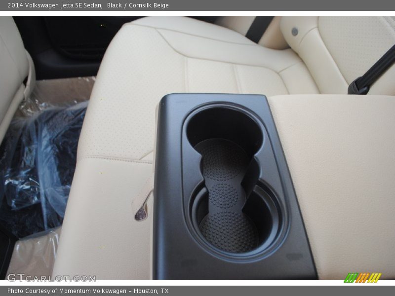 Black / Cornsilk Beige 2014 Volkswagen Jetta SE Sedan