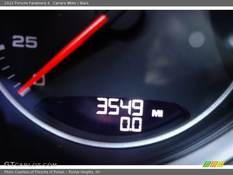 Carrara White / Black 2013 Porsche Panamera 4