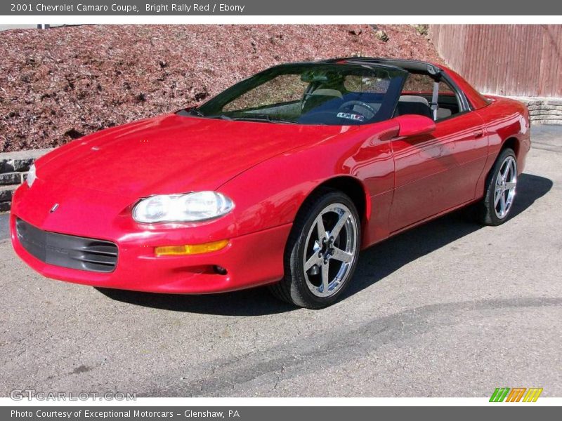 Bright Rally Red / Ebony 2001 Chevrolet Camaro Coupe