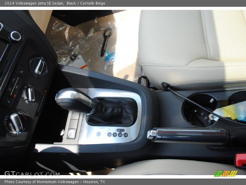 Black / Cornsilk Beige 2014 Volkswagen Jetta SE Sedan