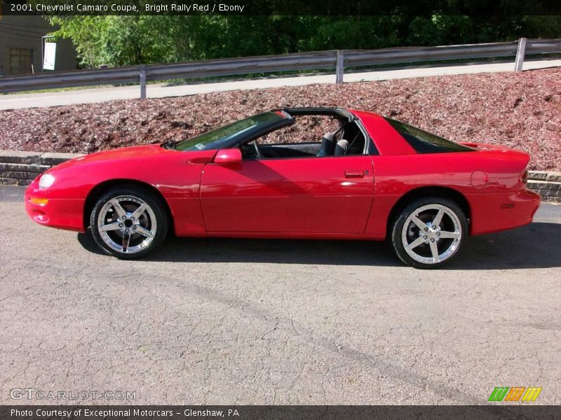 Bright Rally Red / Ebony 2001 Chevrolet Camaro Coupe