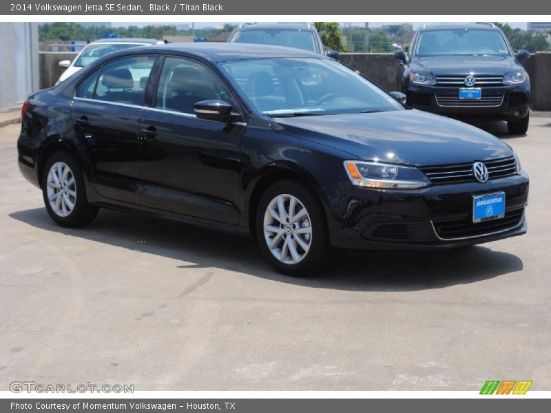 Black / Titan Black 2014 Volkswagen Jetta SE Sedan