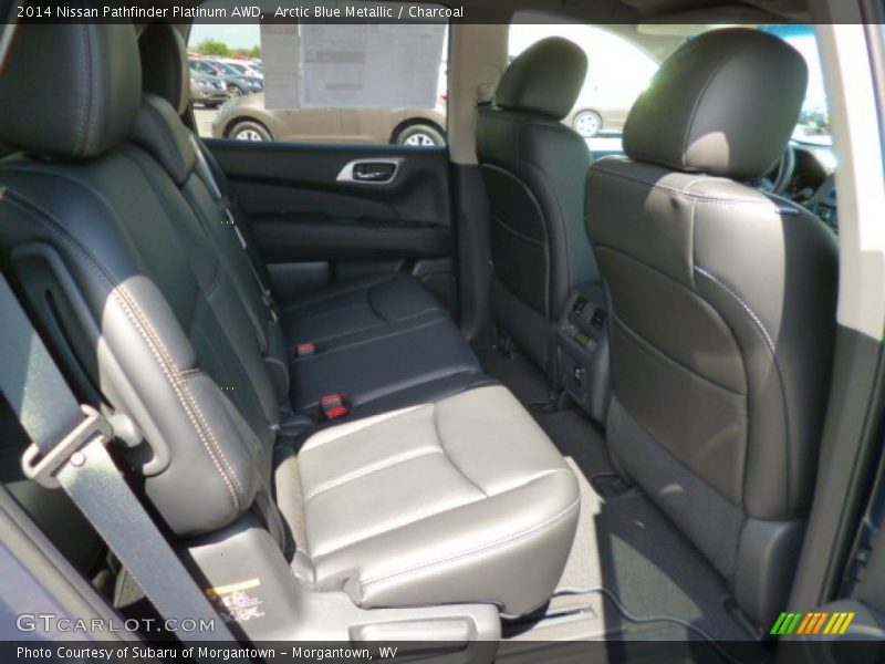 Arctic Blue Metallic / Charcoal 2014 Nissan Pathfinder Platinum AWD