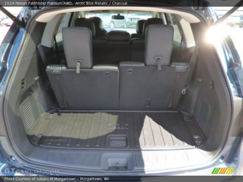 Arctic Blue Metallic / Charcoal 2014 Nissan Pathfinder Platinum AWD