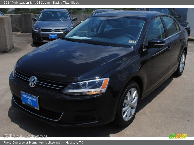 Black / Titan Black 2014 Volkswagen Jetta SE Sedan