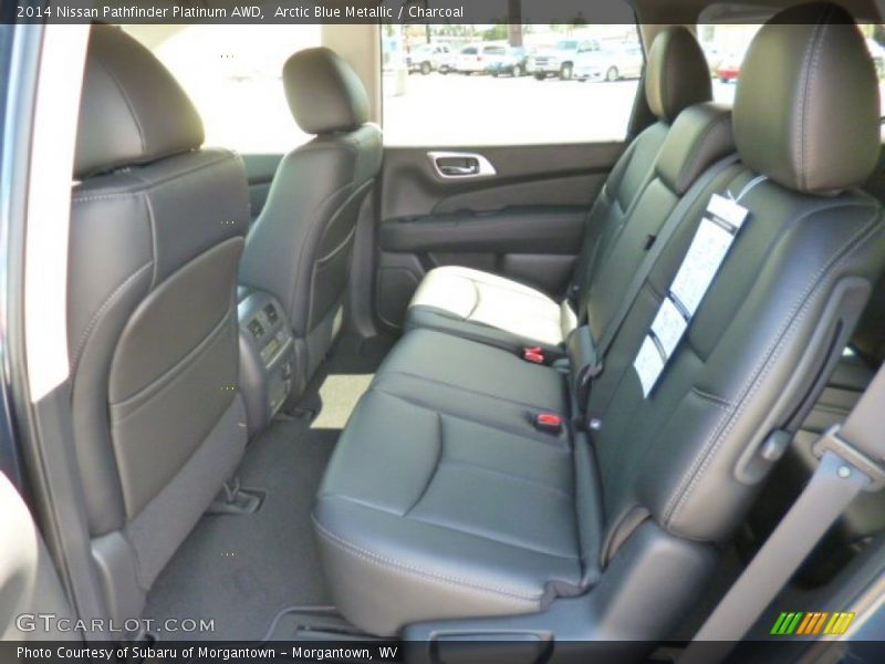 Arctic Blue Metallic / Charcoal 2014 Nissan Pathfinder Platinum AWD