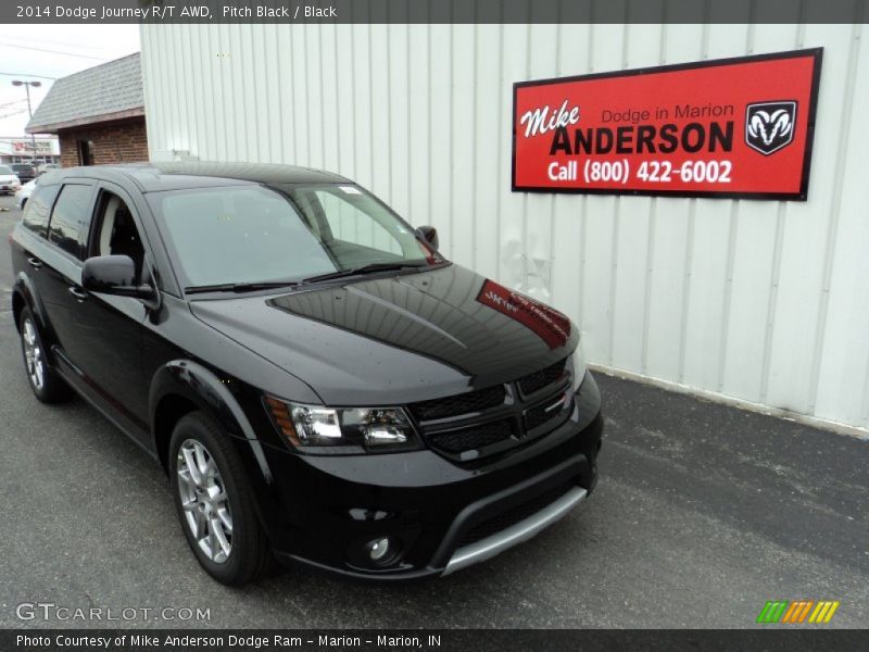 Pitch Black / Black 2014 Dodge Journey R/T AWD