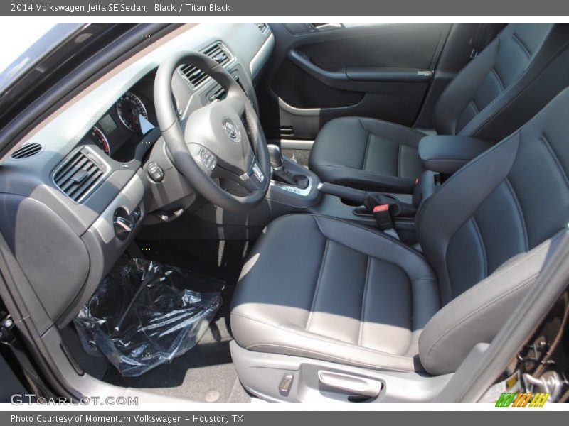 Black / Titan Black 2014 Volkswagen Jetta SE Sedan