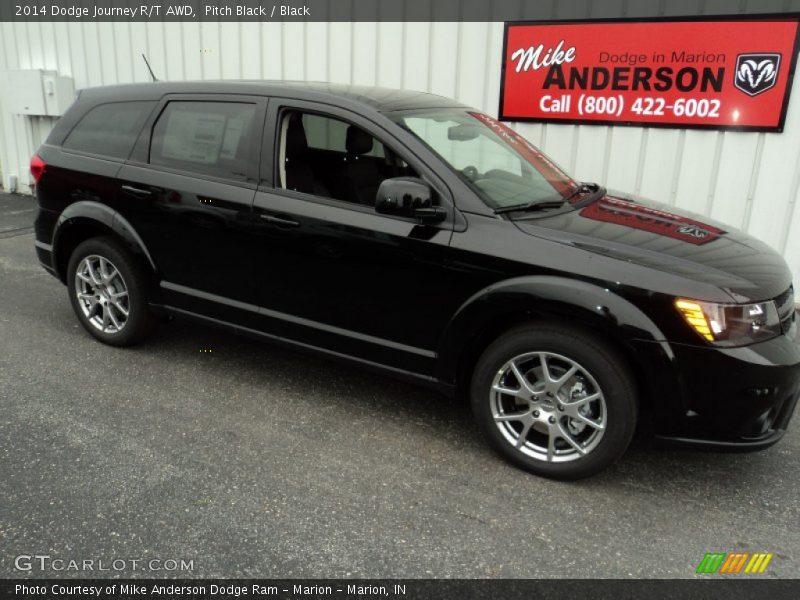 Pitch Black / Black 2014 Dodge Journey R/T AWD