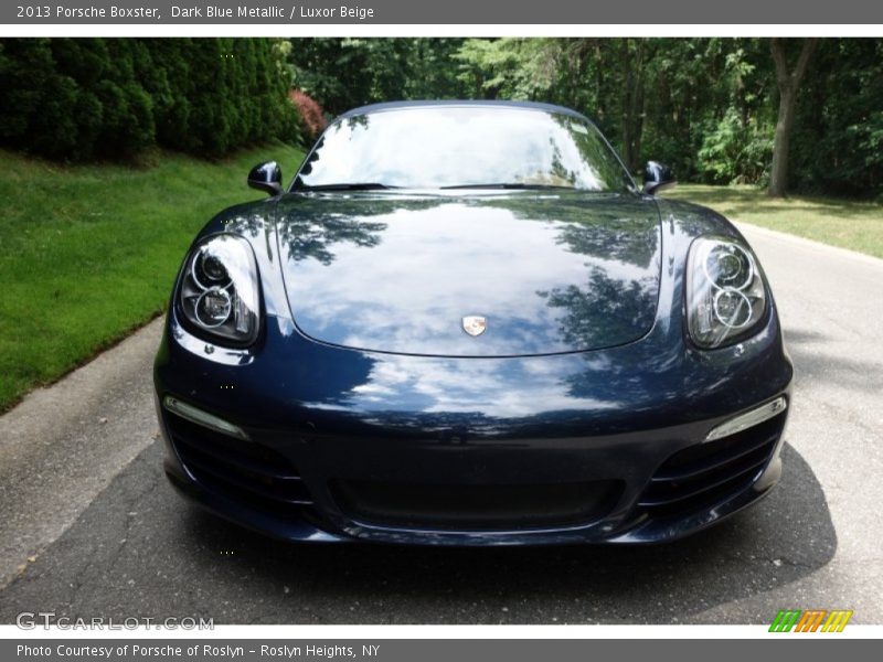 Dark Blue Metallic / Luxor Beige 2013 Porsche Boxster