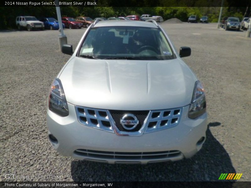Brilliant Silver / Black 2014 Nissan Rogue Select S