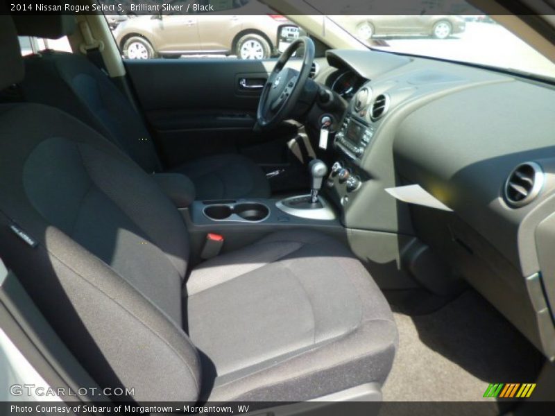 Brilliant Silver / Black 2014 Nissan Rogue Select S