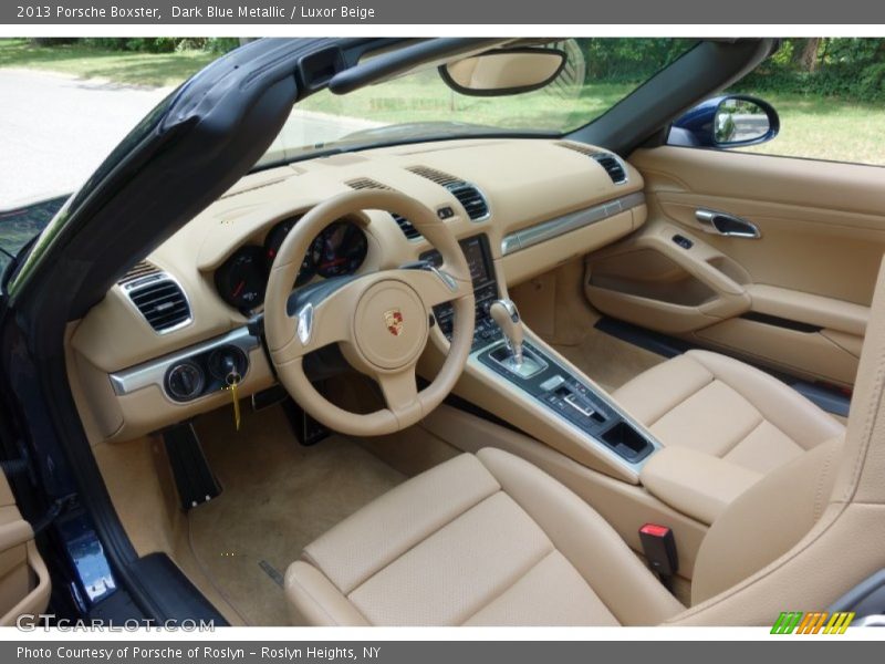  2013 Boxster  Luxor Beige Interior