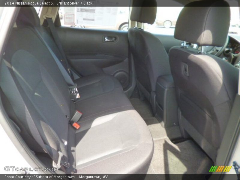 Brilliant Silver / Black 2014 Nissan Rogue Select S