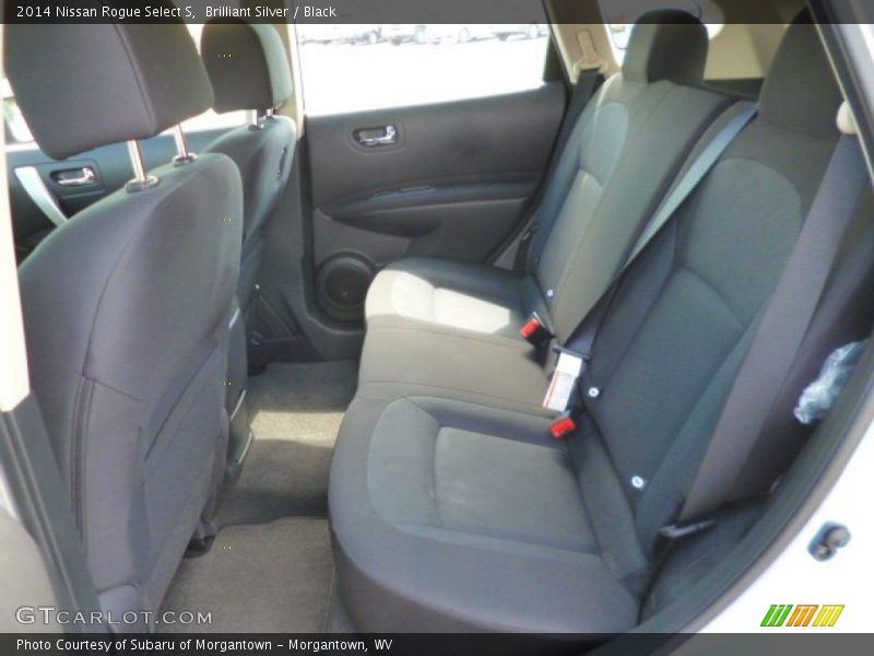 Brilliant Silver / Black 2014 Nissan Rogue Select S