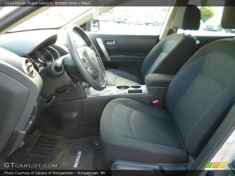 Brilliant Silver / Black 2014 Nissan Rogue Select S