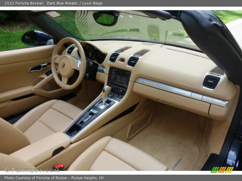 Dashboard of 2013 Boxster 