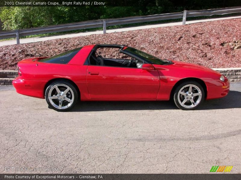 Bright Rally Red / Ebony 2001 Chevrolet Camaro Coupe