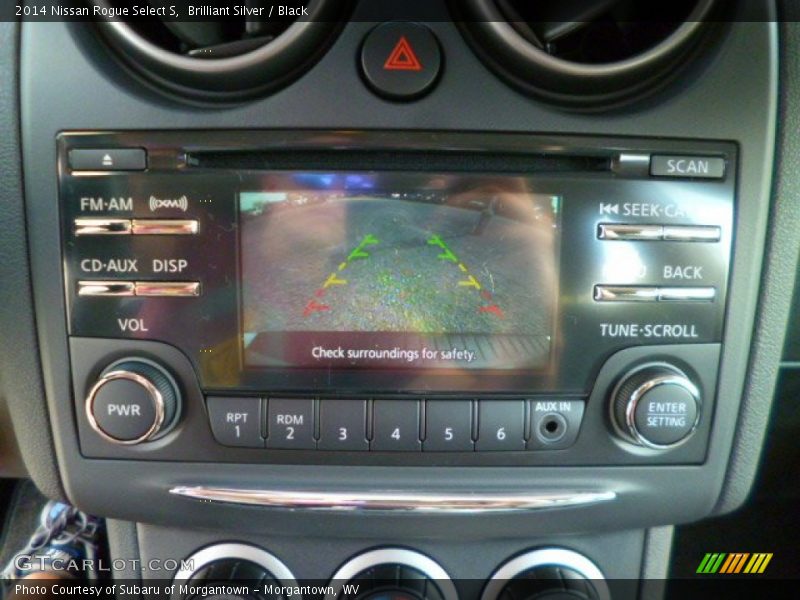 Brilliant Silver / Black 2014 Nissan Rogue Select S