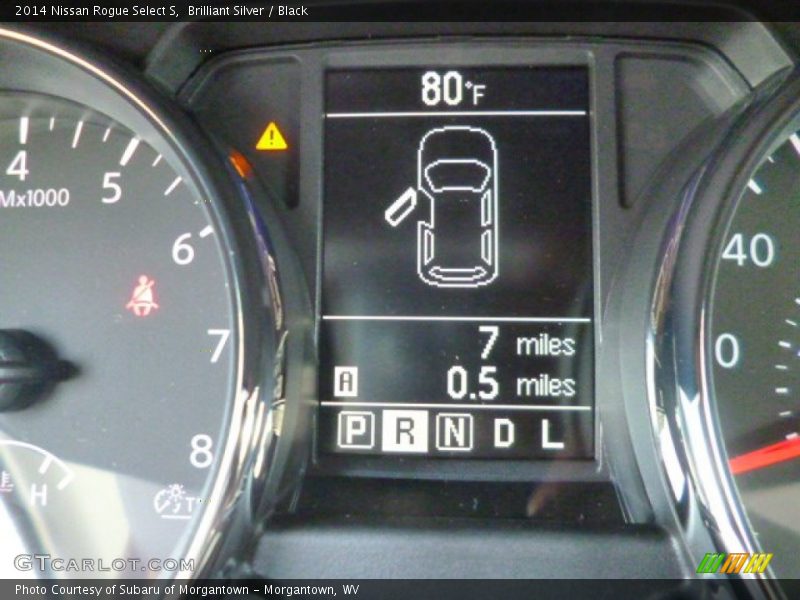 Brilliant Silver / Black 2014 Nissan Rogue Select S