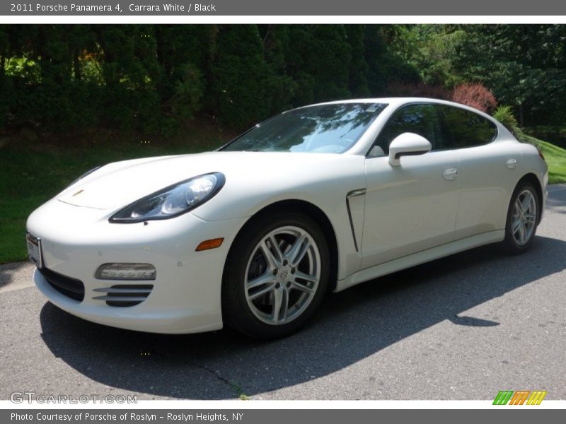 Carrara White / Black 2011 Porsche Panamera 4