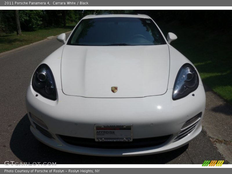 Carrara White / Black 2011 Porsche Panamera 4