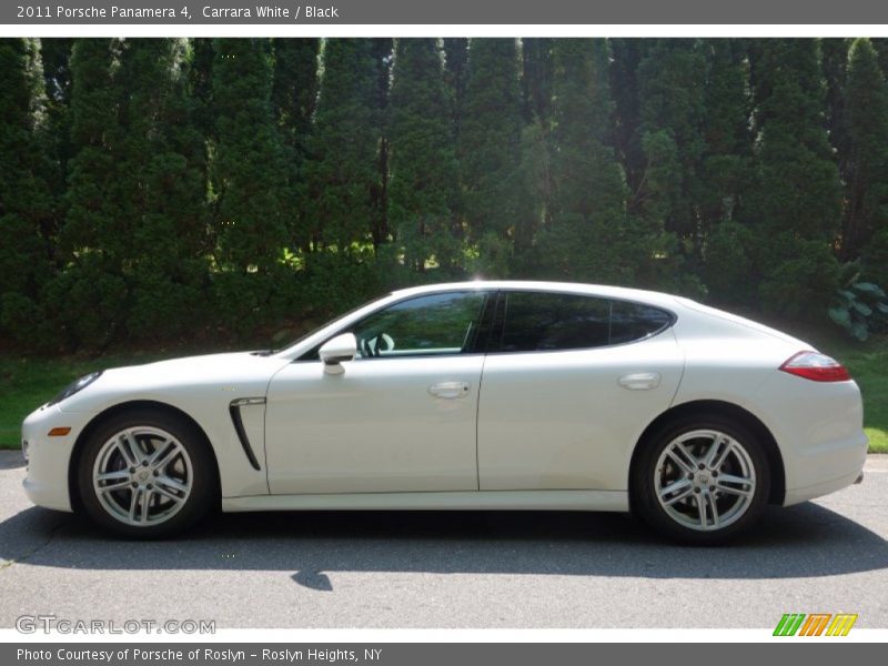 Carrara White / Black 2011 Porsche Panamera 4