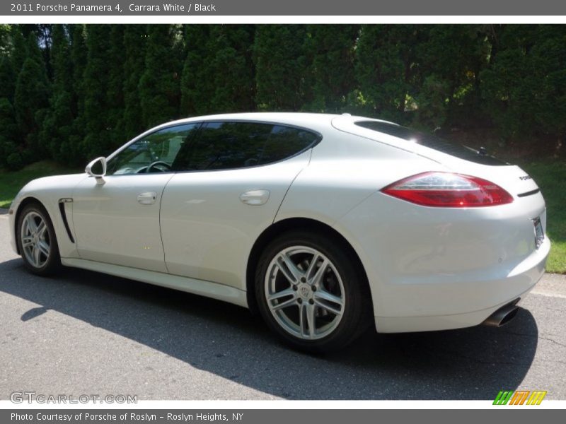 Carrara White / Black 2011 Porsche Panamera 4