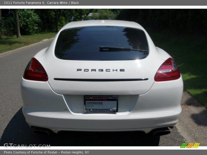 Carrara White / Black 2011 Porsche Panamera 4