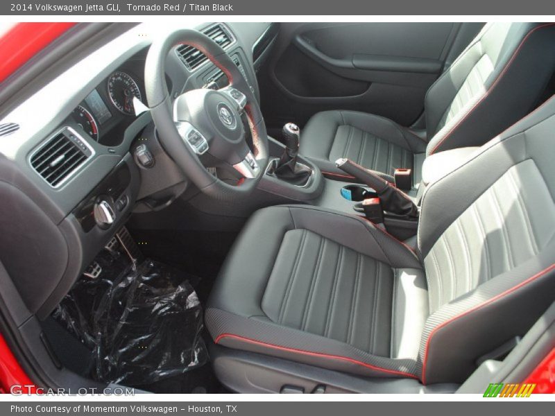 Tornado Red / Titan Black 2014 Volkswagen Jetta GLI