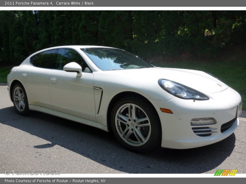 Carrara White / Black 2011 Porsche Panamera 4