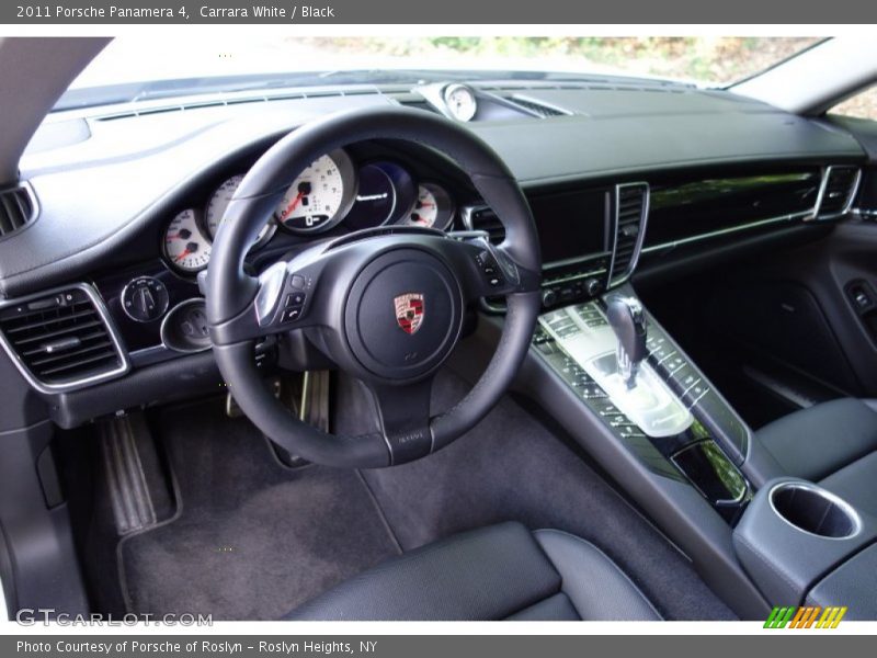 Carrara White / Black 2011 Porsche Panamera 4