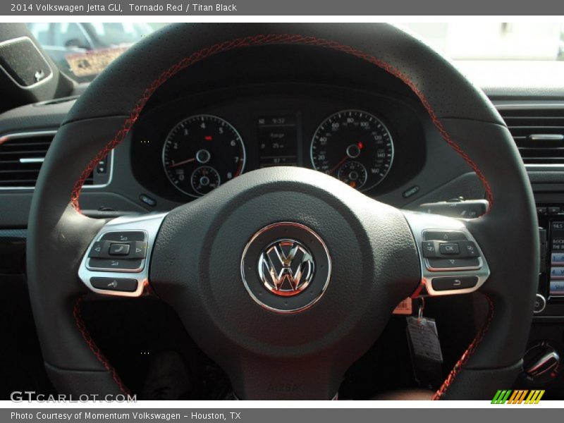 Tornado Red / Titan Black 2014 Volkswagen Jetta GLI