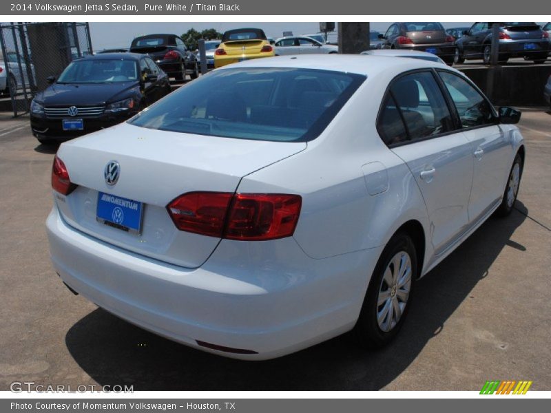 Pure White / Titan Black 2014 Volkswagen Jetta S Sedan
