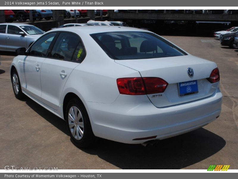 Pure White / Titan Black 2014 Volkswagen Jetta S Sedan