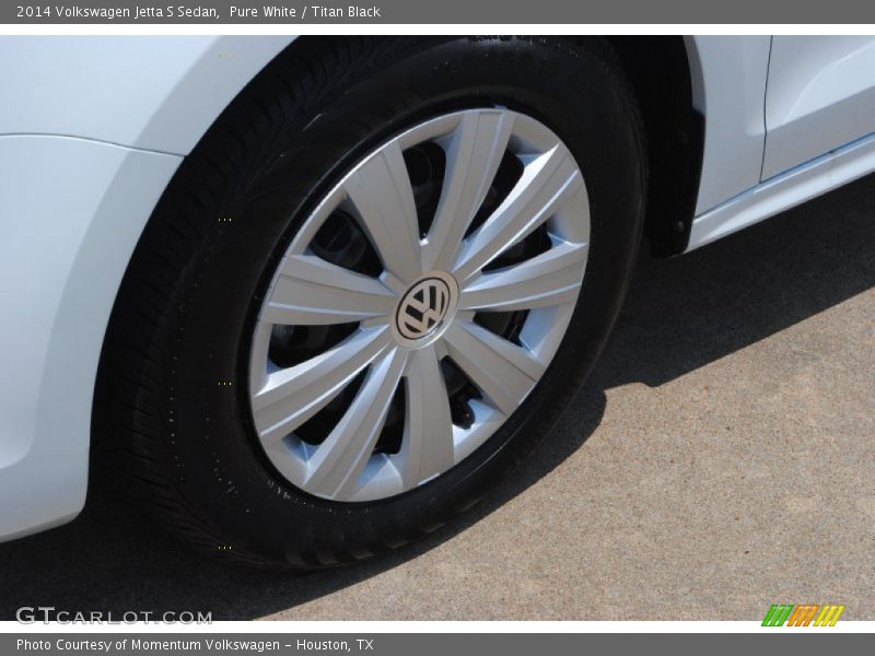 Pure White / Titan Black 2014 Volkswagen Jetta S Sedan
