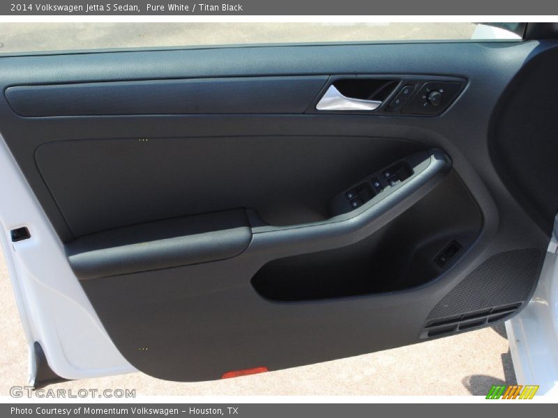 Pure White / Titan Black 2014 Volkswagen Jetta S Sedan