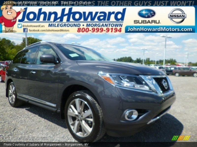 Dark Slate / Charcoal 2014 Nissan Pathfinder Platinum AWD